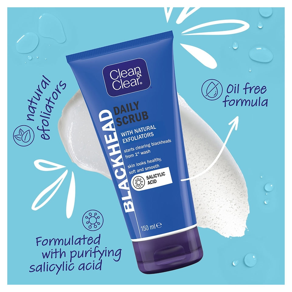 Clean & Clear Blackhead Clearing Daily Scrub 150ml