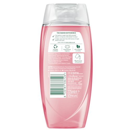 Radox Feel Uplifted Shower Gel 225ml with Grapefruit & Ginger