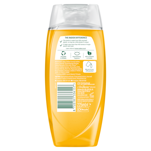 Radox Feel Revived Shower Gel 225ml with Mandarin & Apricot