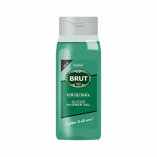 Brut All in One Original Hair & Body Shower Gel 500ml
