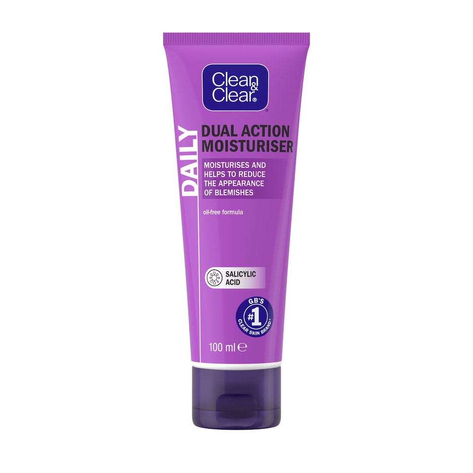 Clean & Clear Daily Dual Action Moisturiser Face Cream 100ml