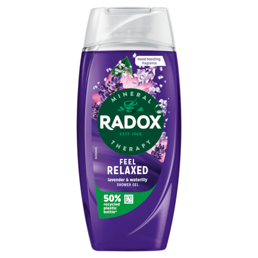 Radox Feel Relaxed Shower Gel 225ml with Lavender & Waterlily