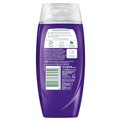 Radox Feel Relaxed Shower Gel 225ml with Lavender & Waterlily