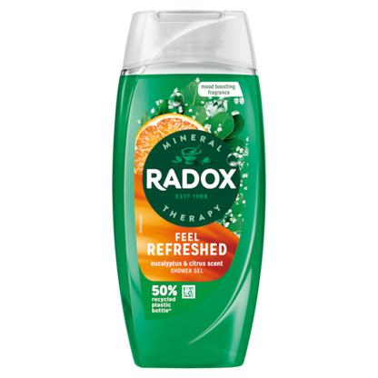 Radox Feel Refreshed Shower Gel 225ml with Eucalyptus & Citrus