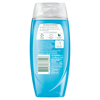 Radox Feel Active Shower Gel 225ml with Sea Salt & Lemongrass
