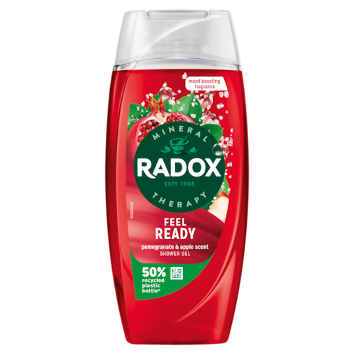 Radox Feel Ready Shower Gel 225ml with Pomegranate & Apple