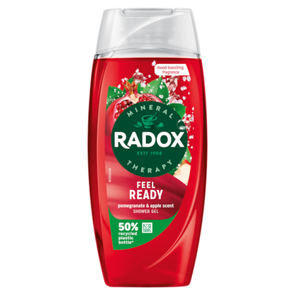 Radox Feel Ready Shower Gel 225ml with Pomegranate & Apple