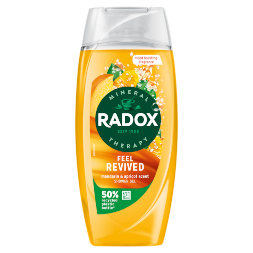 Radox Feel Revived Shower Gel 225ml with Mandarin & Apricot