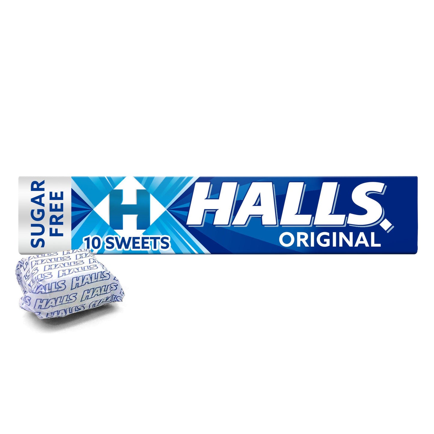 Halls Original Sugar Free Menthol Sweets, Clearing Menthol Action, Breath Freshener Lozenges, 20 x 32g Pack