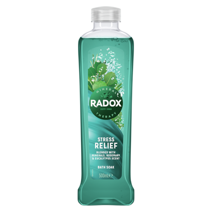 Radox Stress Relief Bath Soak 500ml with Rosemary & Eucalyptus