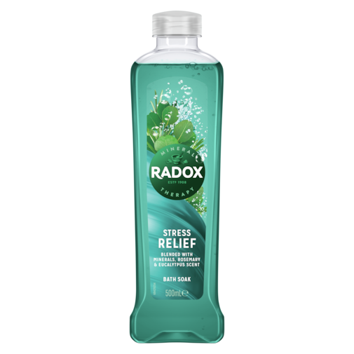 Radox Stress Relief Bath Soak 500ml with Rosemary & Eucalyptus