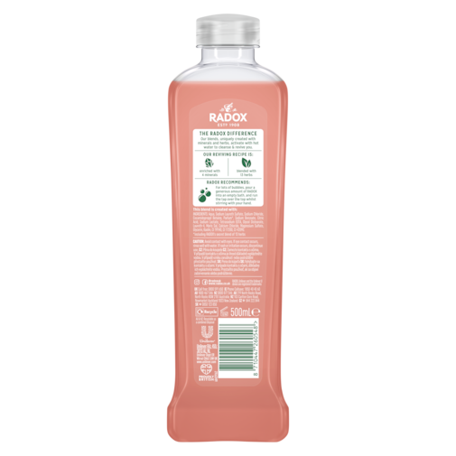 Radox Feel Detoxed Bath Soak 500ml with Acai Berry Scent