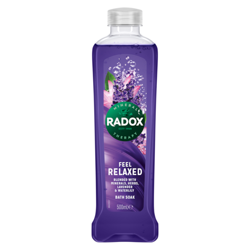 Radox Feel Relaxed Bath Soak 500ml with Lavender & Waterlily