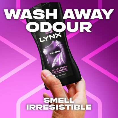 Lynx Shower Gel 225ml – Random Selection 6 Pack Bundle