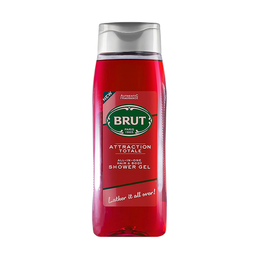 Brut All in One Attraction Totale Hair & Body Shower Gel 500ml