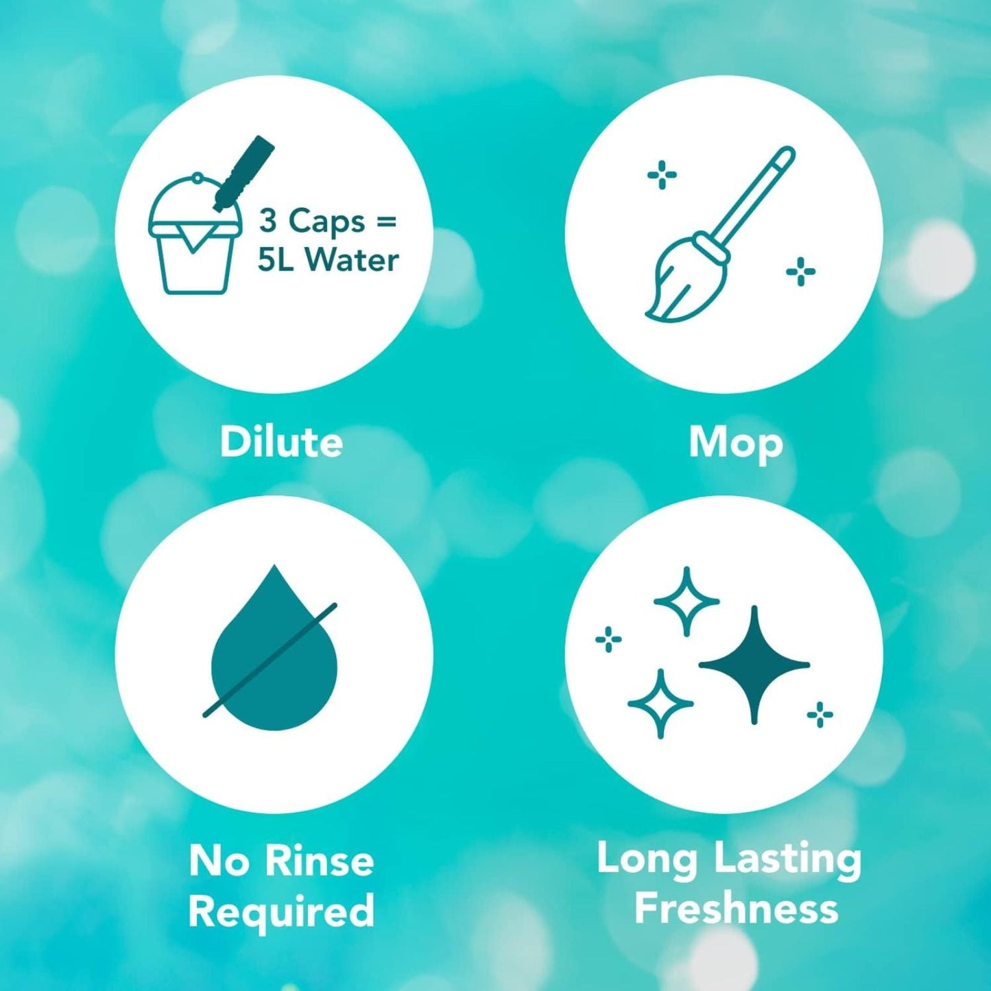 Asevi Intense Scent Concentrated Cian Floor Cleaner 1L