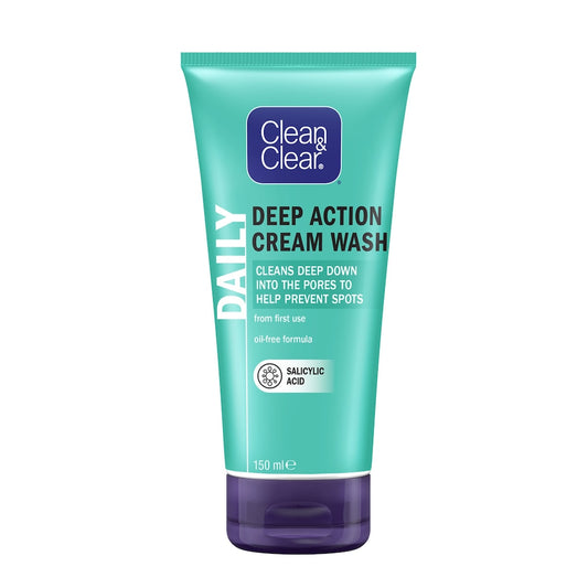 Clean & Clear Deep Cream Action Daily Wash 150ml