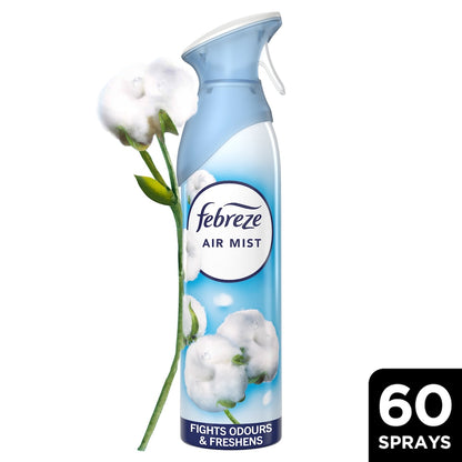 Febreze Air Mist Cotton Fresh Air Freshener 185ml