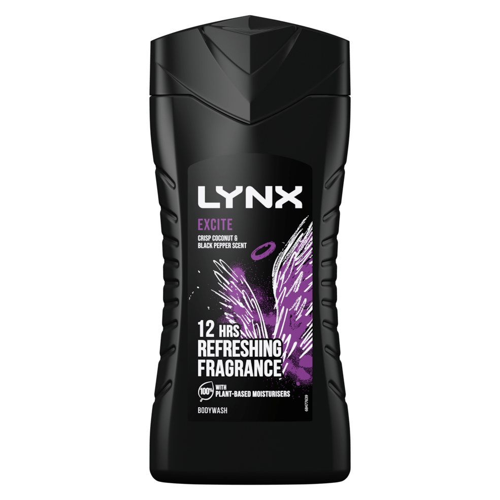 Lynx Shower Gel 225ml – Random Selection 6 Pack Bundle