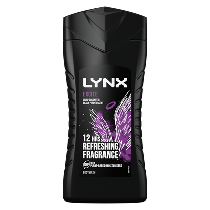 Lynx Shower Gel 225ml – Random Selection 6 Pack Bundle